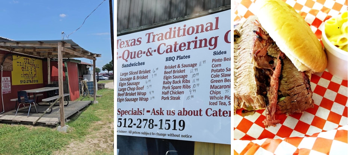 Texas Traditional Bar-B-Q Menu