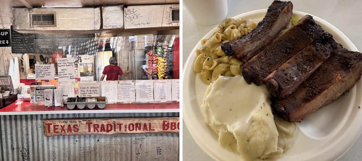 Texas Traditional Bar-B-Q Menu